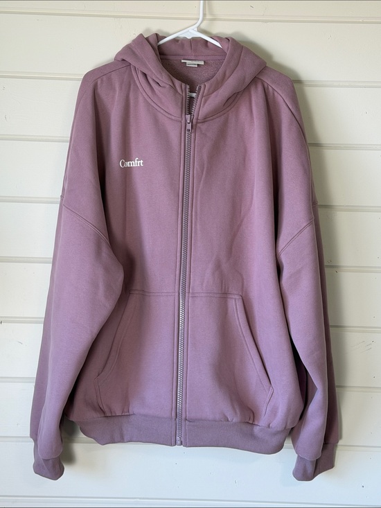 Comfrt Tops - NWOT Comfort Full Zip Hoodie Women's Size Large
